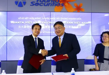 CHỨNG KHOÁN YUANTA VIỆT NAM KÝ HỢP ĐỒNG TƯ VẤN NIÊM YẾT VỚI GALLANT OCEAN VIỆT NAM