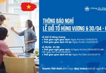 THÔNG BÁO NGHỈ LỄ GIỖ TỔ HÙNG VƯƠNG VÀ 30/04 – 01/05